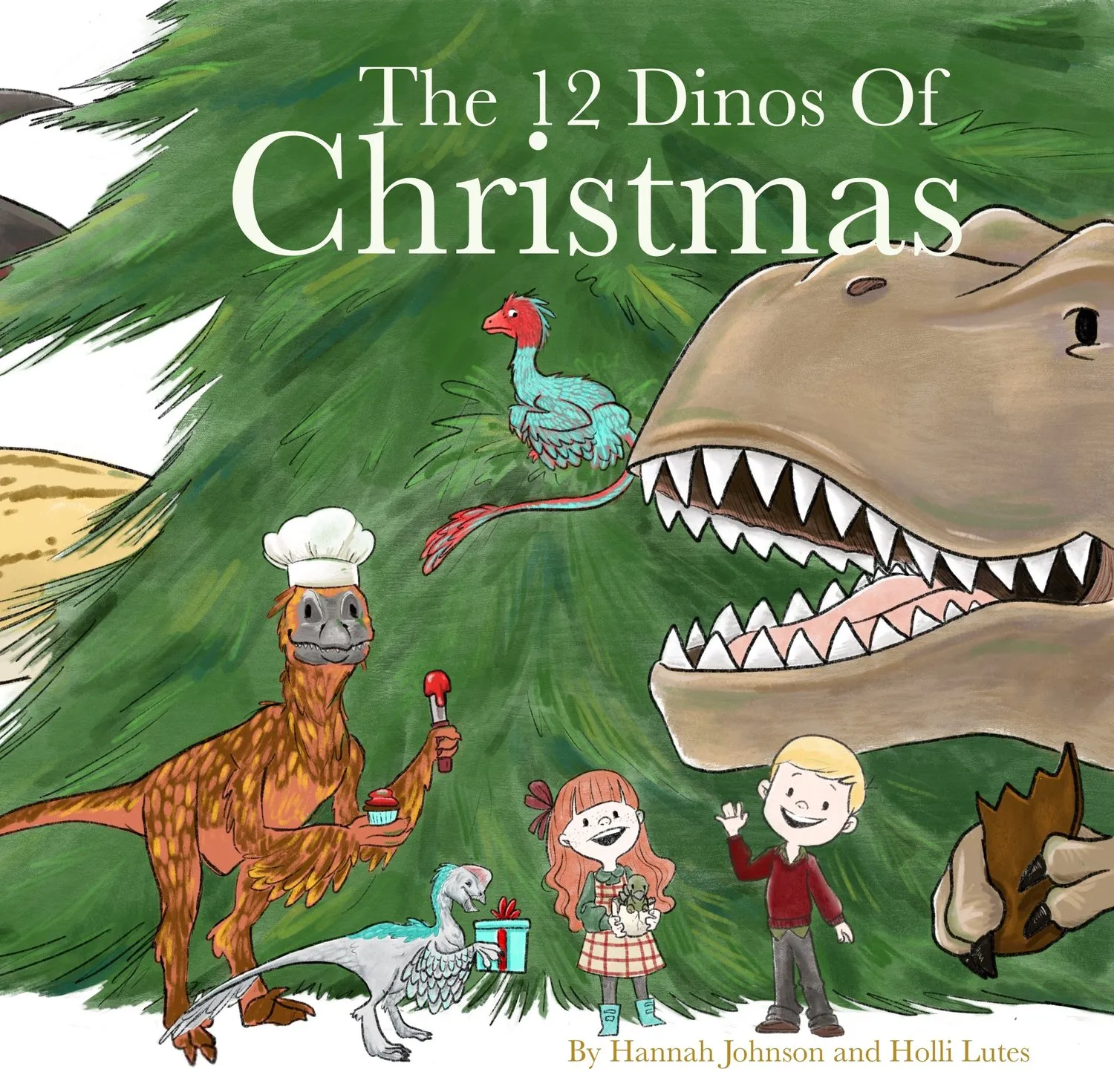 The 12 Dinos of Christmas book cover