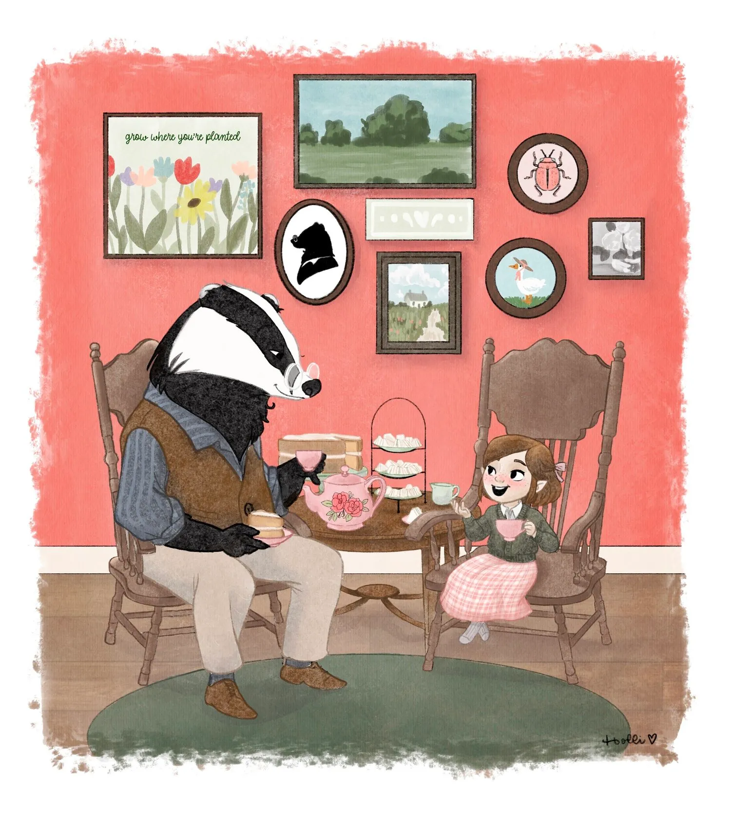 Willow and Mr. Badger